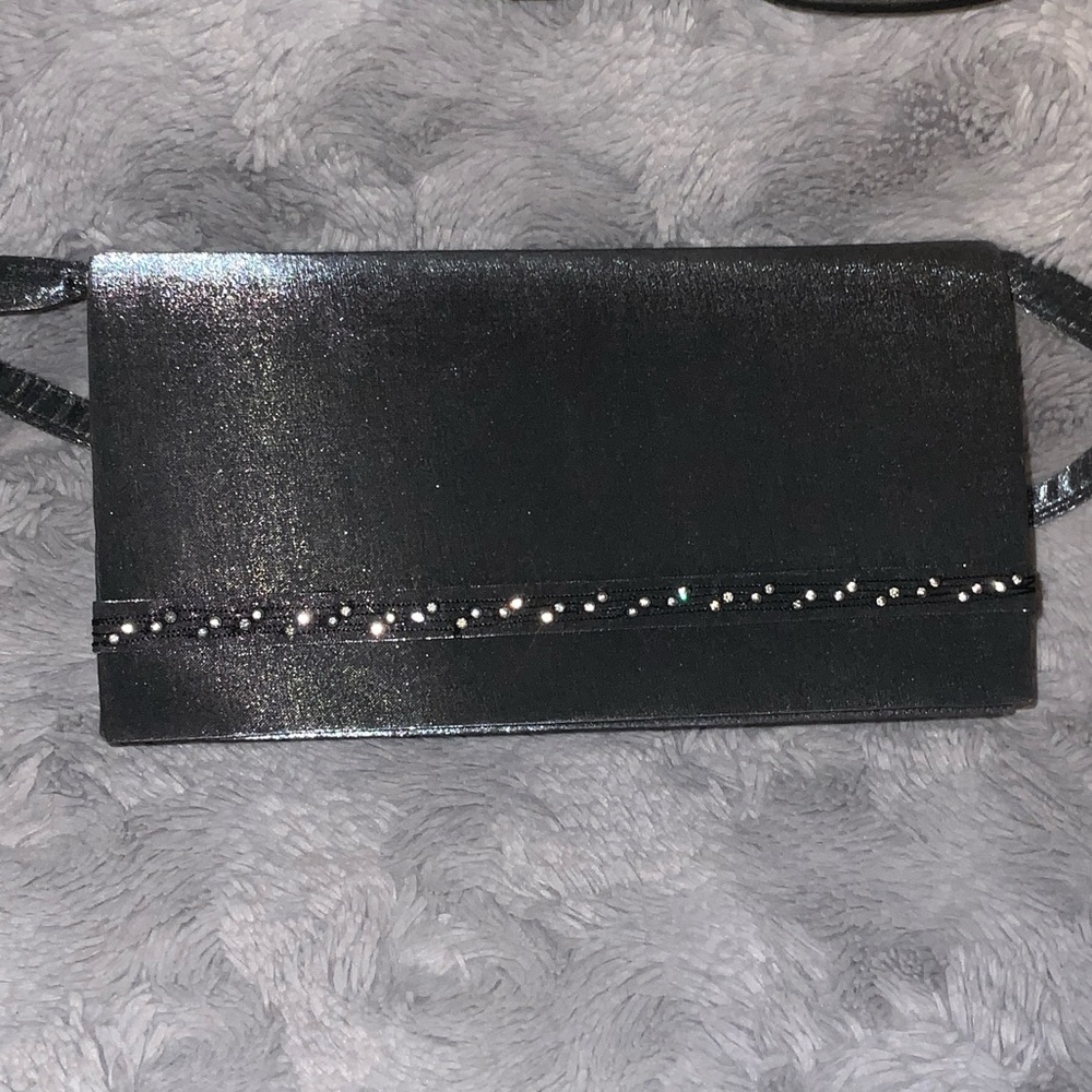 Jessica Silver Sandals with Clutch - Picture 6 of 13